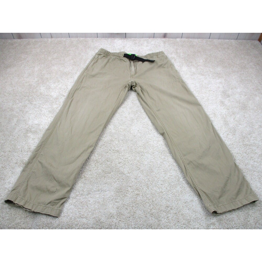 Gramicci Pants Mens L 36x31 Brown Belted Rock Climbing Hiking Original Freedom